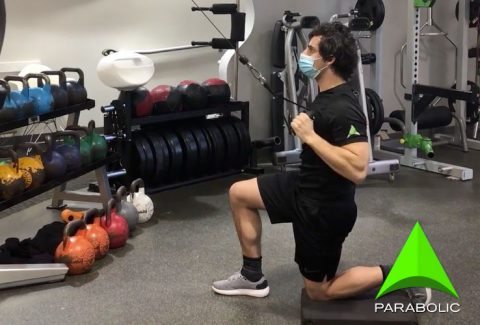 The Benefit of the ½ Kneeling, Single Arm, Lat Pulldown - Parabolic ...